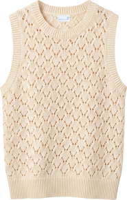 Cartolina Lou Pointelle Knit Shell Tank