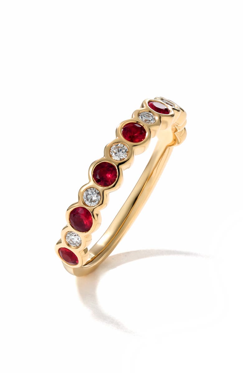 Mark Henry Bubbly Ruby & Diamond Ring, Alternate, color, Ruby
