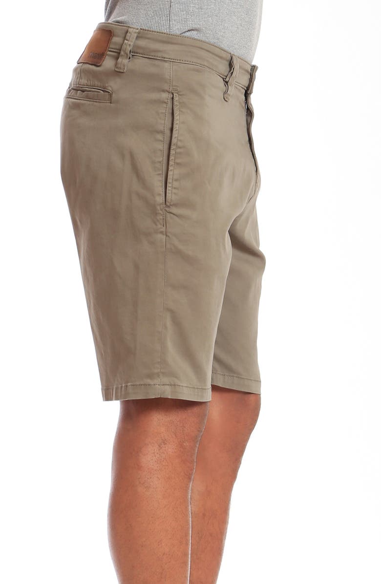 Mavi Jeans Jacob Twill Chino Shorts, Alternate, color, Dusty Olive Sateen Twill