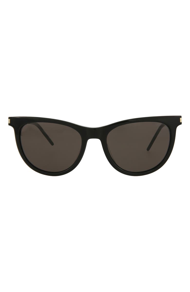 Saint Laurent 54mm Cat Eye Sunglasses, Main, color, 
