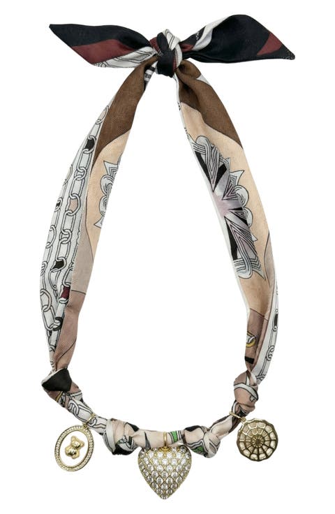 Katie Scarf Charm Necklace