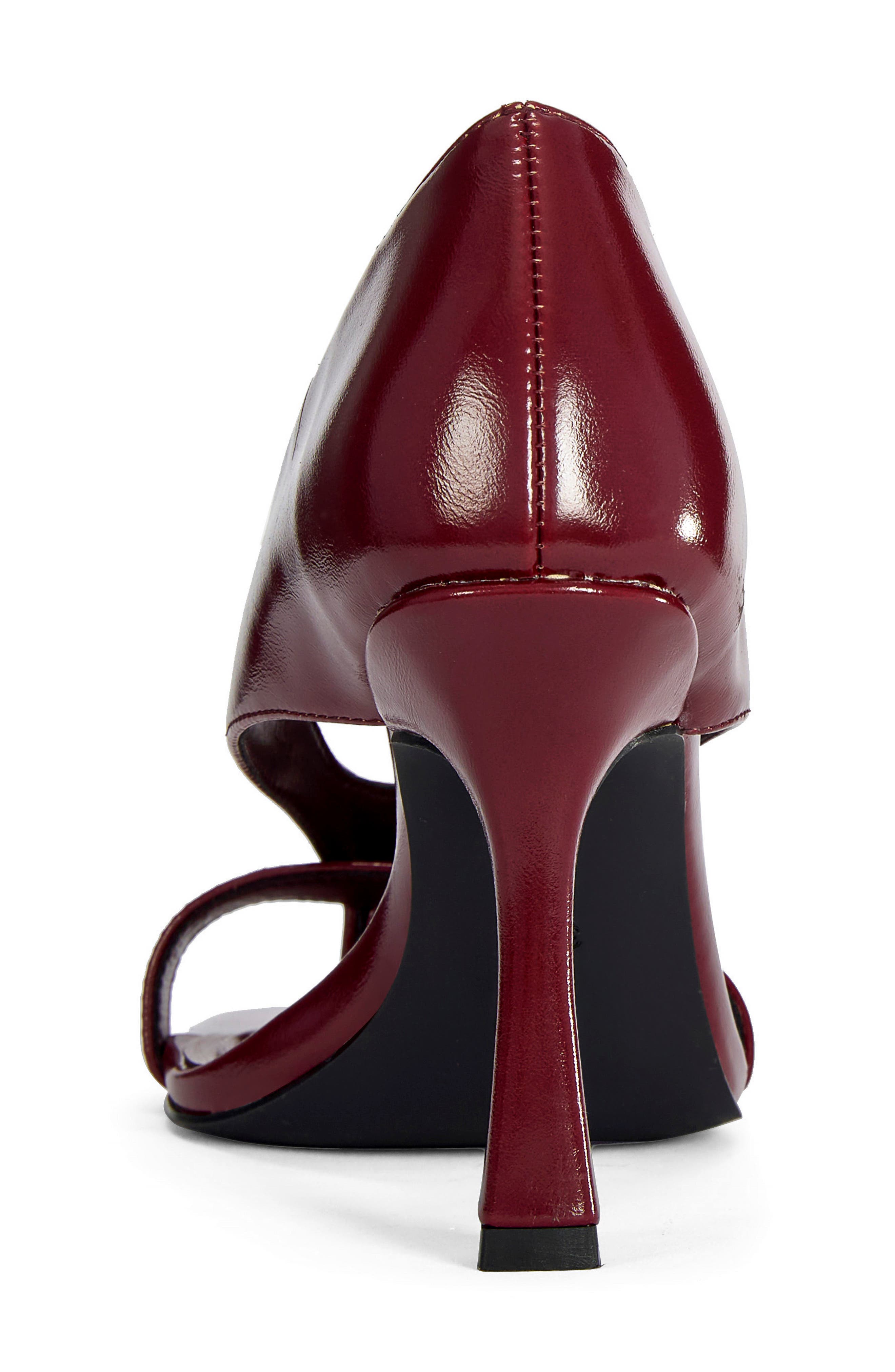 Secret Square Toe Sandal, Alternate, color, BURGUNDY