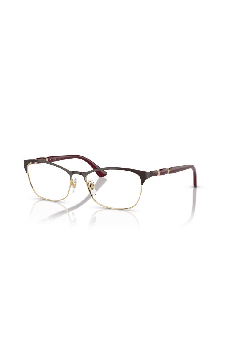 52mm Cat Eye optical glasses, Main, color, Red