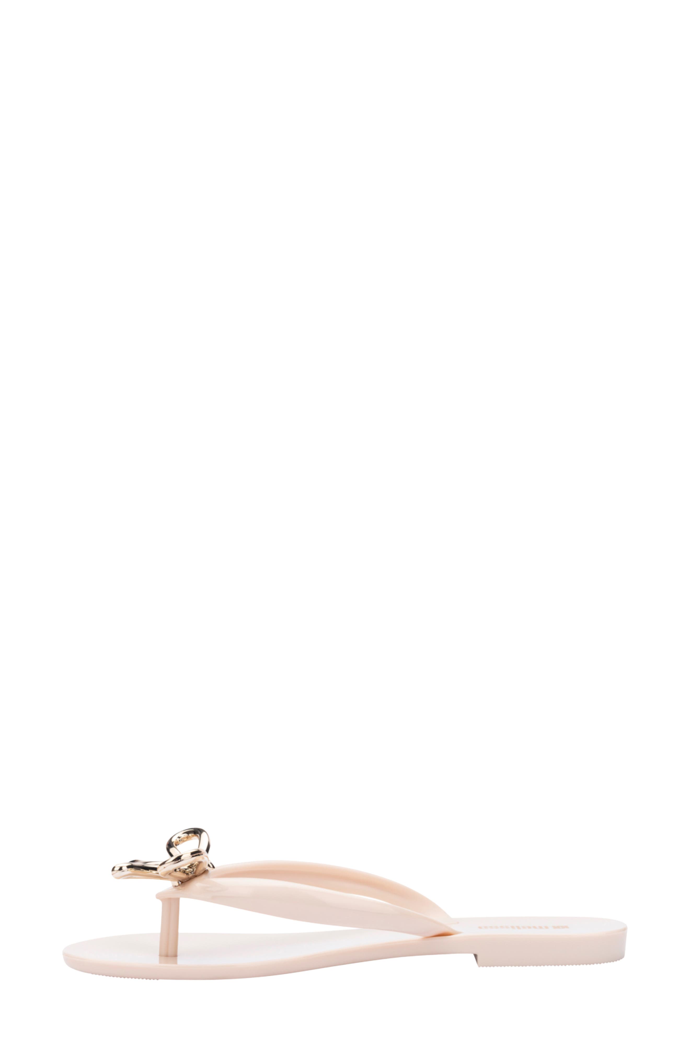 Harmonic Iris Flip Flop, Alternate, color, BEIGE/GOLD