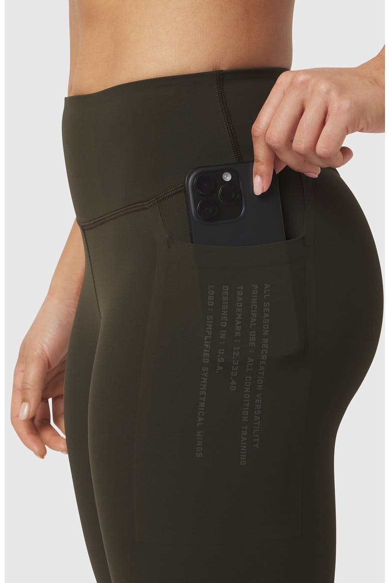 Lycra Adaptiv 4 Pocket Legging, Alternate, color, Olive