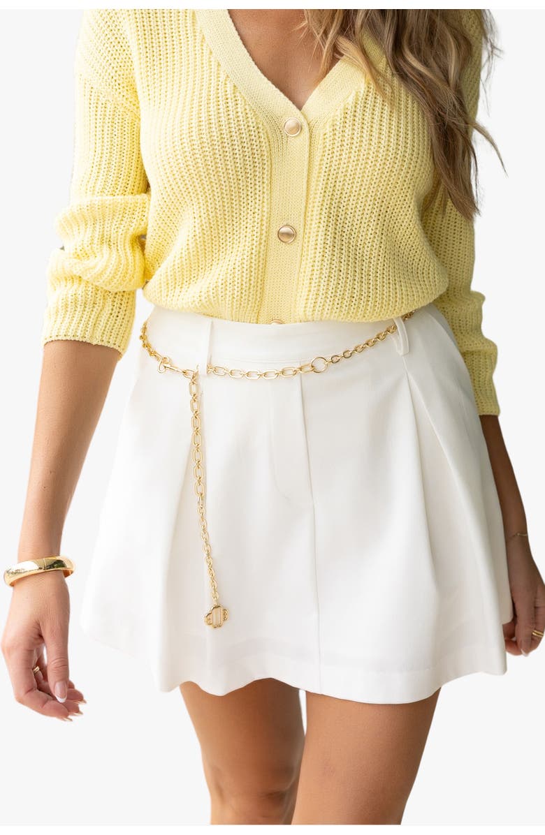 Bishop + Young Gela Skirt, Main, color, White