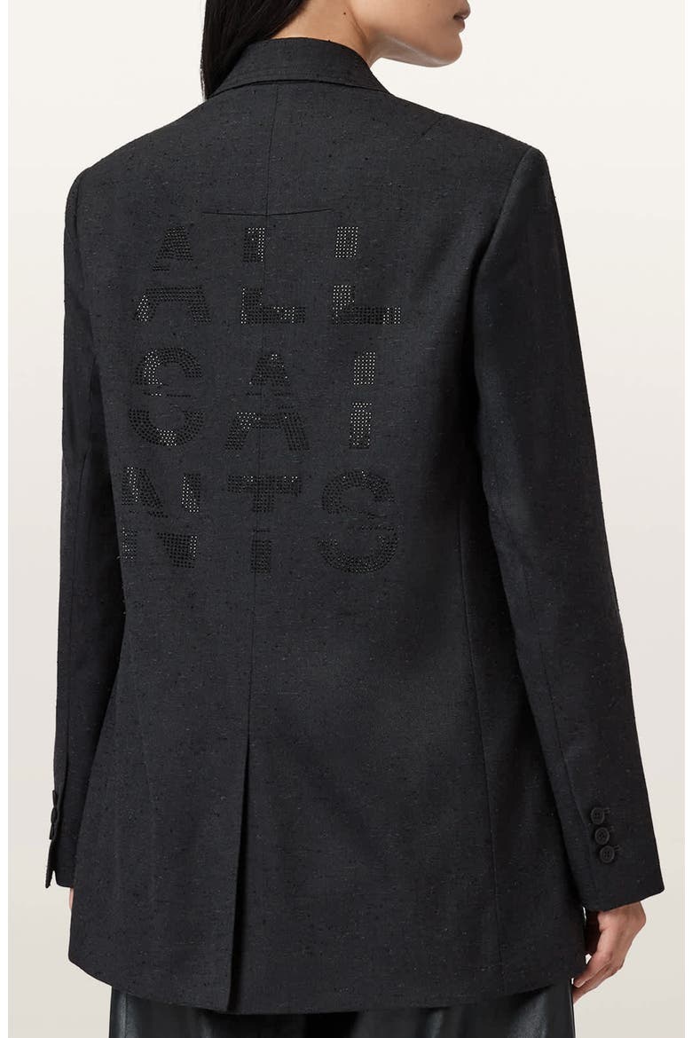 Essie Blazer, Alternate, color, GUNMETAL GREY