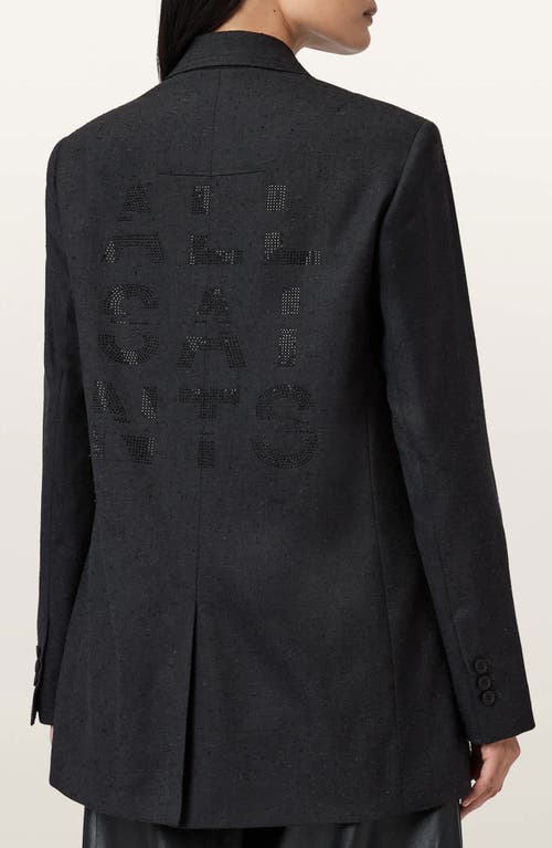 Allsaints Essie Blazer In Black