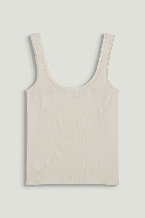 Nocturne Printed Sleeveless Crop Top In White