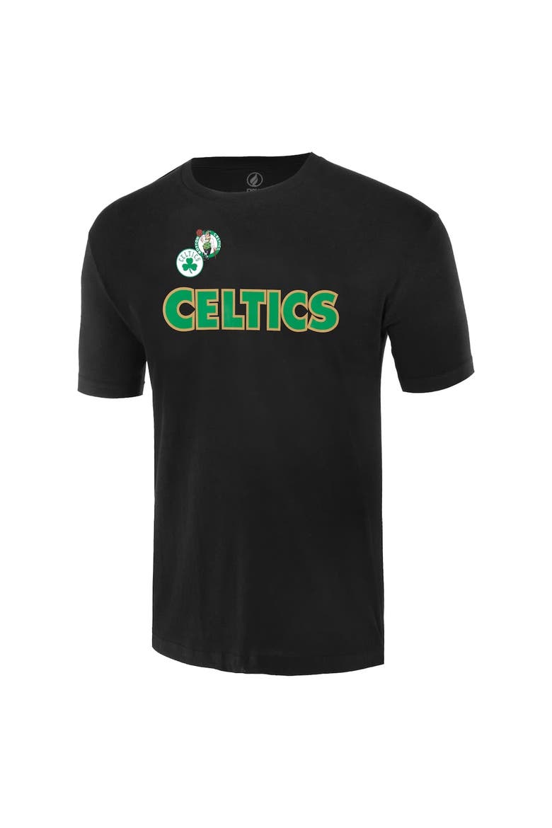 Unisex FISLL  Black Boston Celtics Oversize Logo T-Shirt, Alternate, color, Black