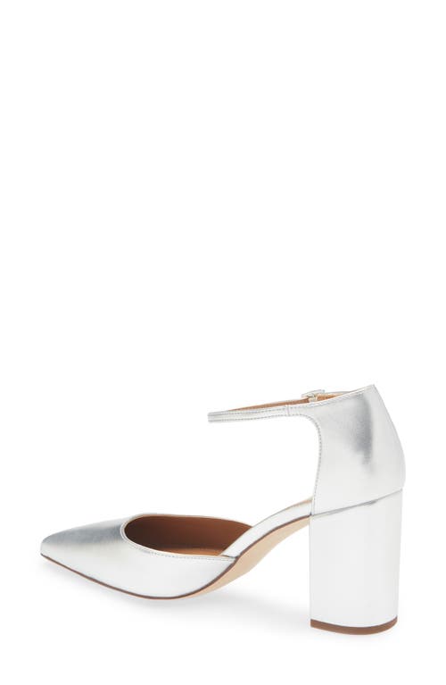 Nordstrom Rack Prisha Pointed Toe Pump In Silver Metallic