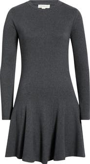 Treasure 
Bond Long Sleeve Fit 
Flare Minidress