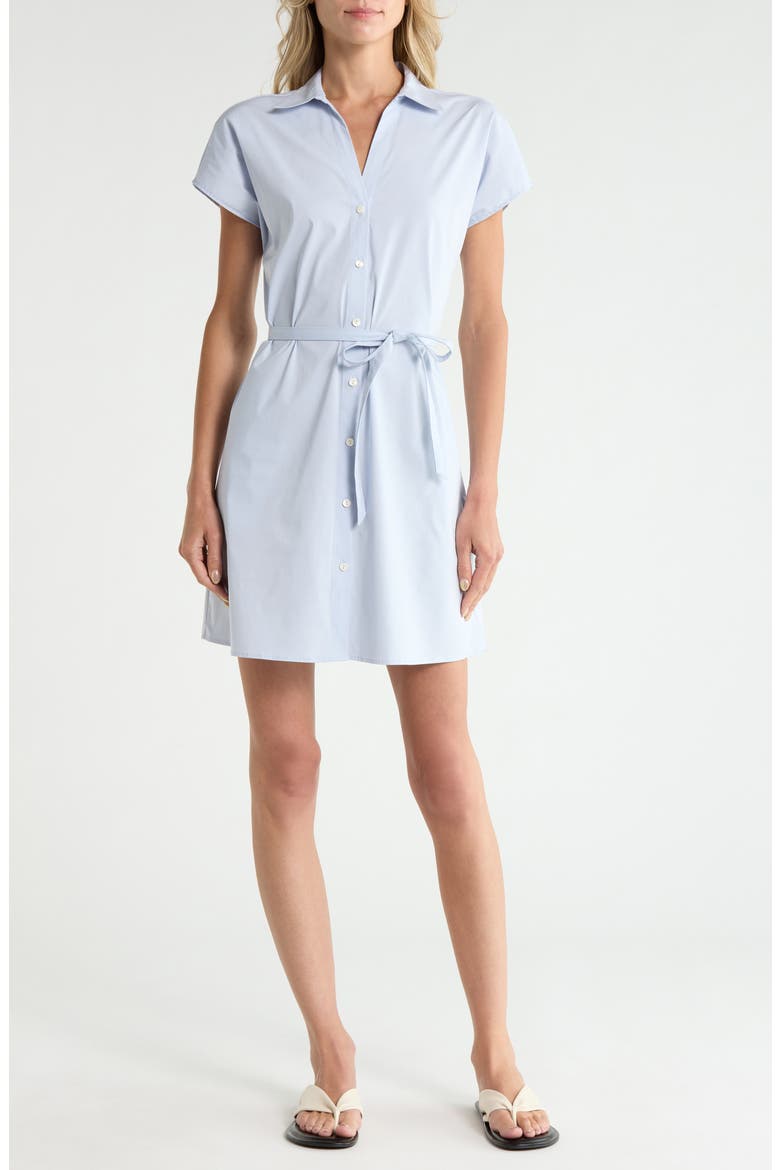 Tie Waist Dolman Sleeve Dress, Main, color, OLYMPIC