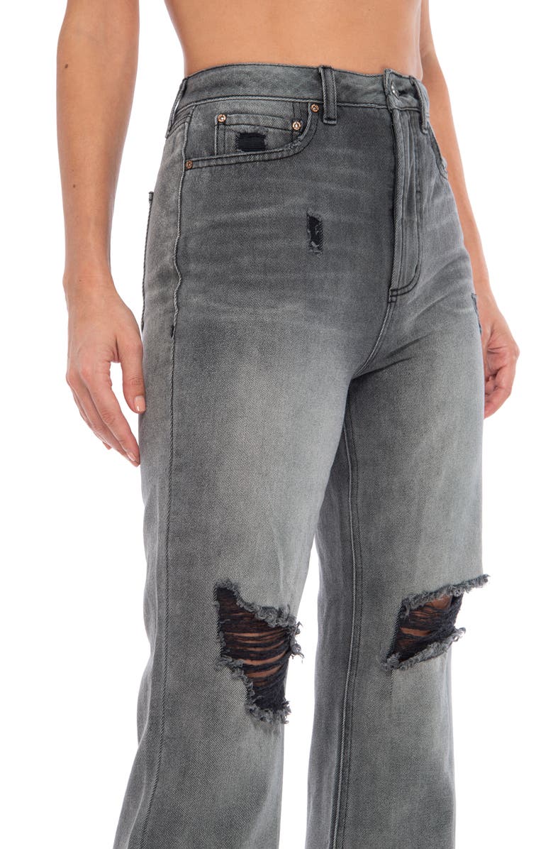 AFRM Oden High Waist Wide Leg Jeans, Alternate, color,