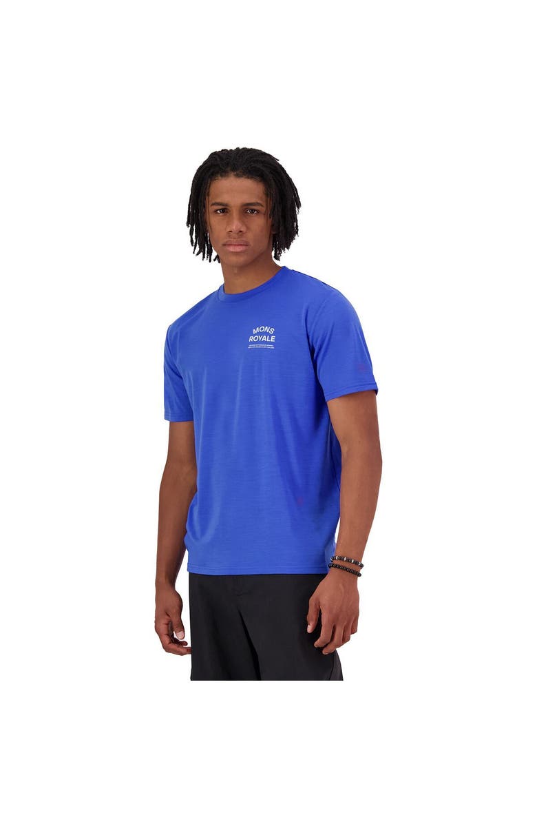 Mons Royale Icon Merino T-Shirt - Men's, Main, color, Ultramarine
