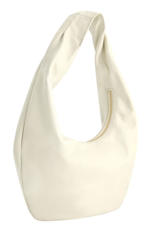 Fred By Fred Segal Rounded Soft Hobo Bag In Off White