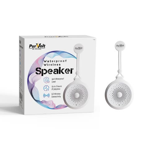 Waterproof Wireless Speaker - Portable Bluetooth Shower Speaker