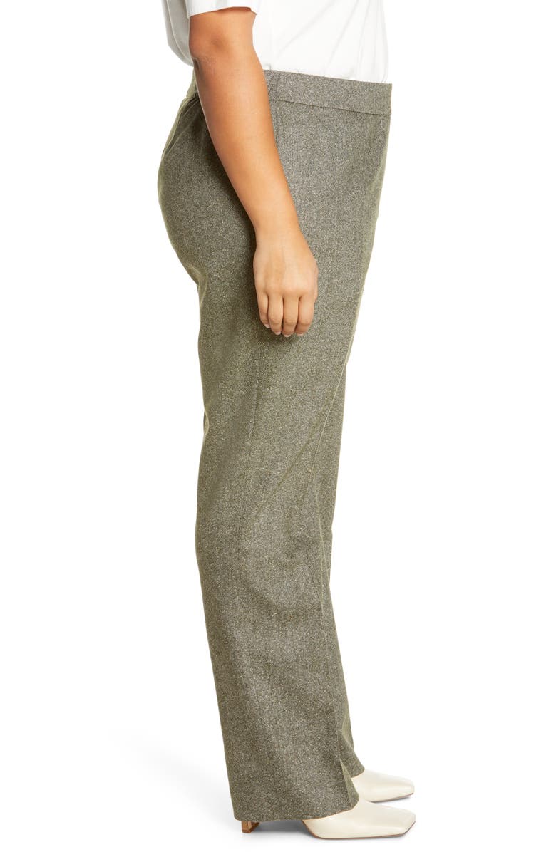 Lafayette 148 New York Barrow Wool Blend Donegal Tweed Pants, Alternate, color, 