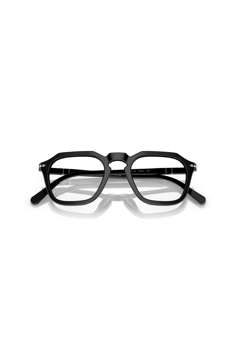 48mm Square optical glasses, Alternate, color, Black