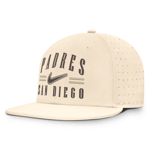 Men's Nike Natural San Diego Padres True Dri-FIT AeroBill Fitted Hat