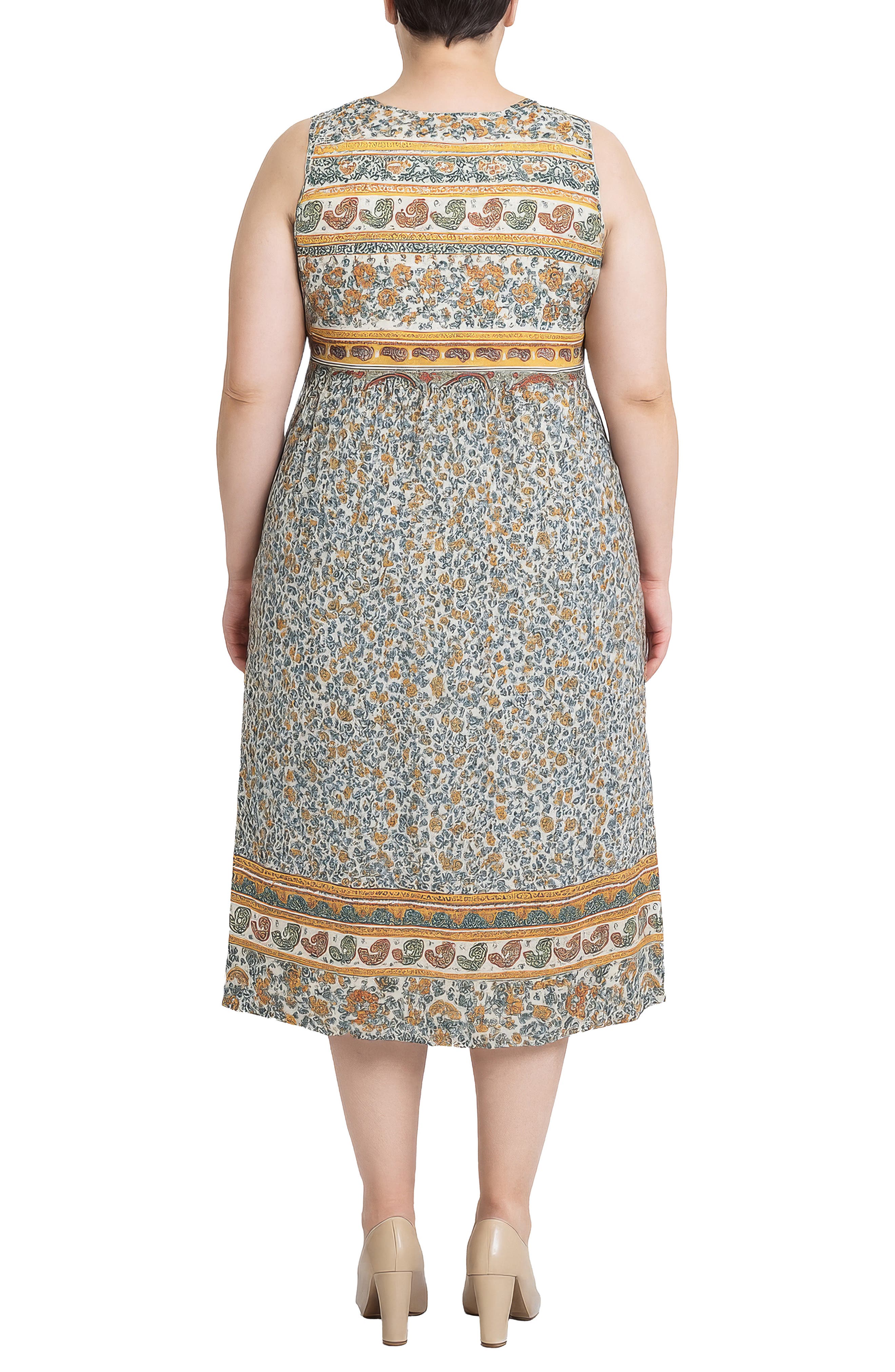 Mixed Floral Dress - image 2