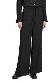 Theory Wide Leg Drawstring Pants