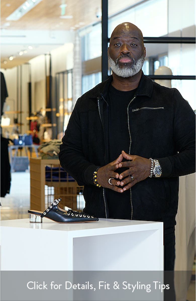 Eyelets Lace-Up Mule, sales video thumbnail