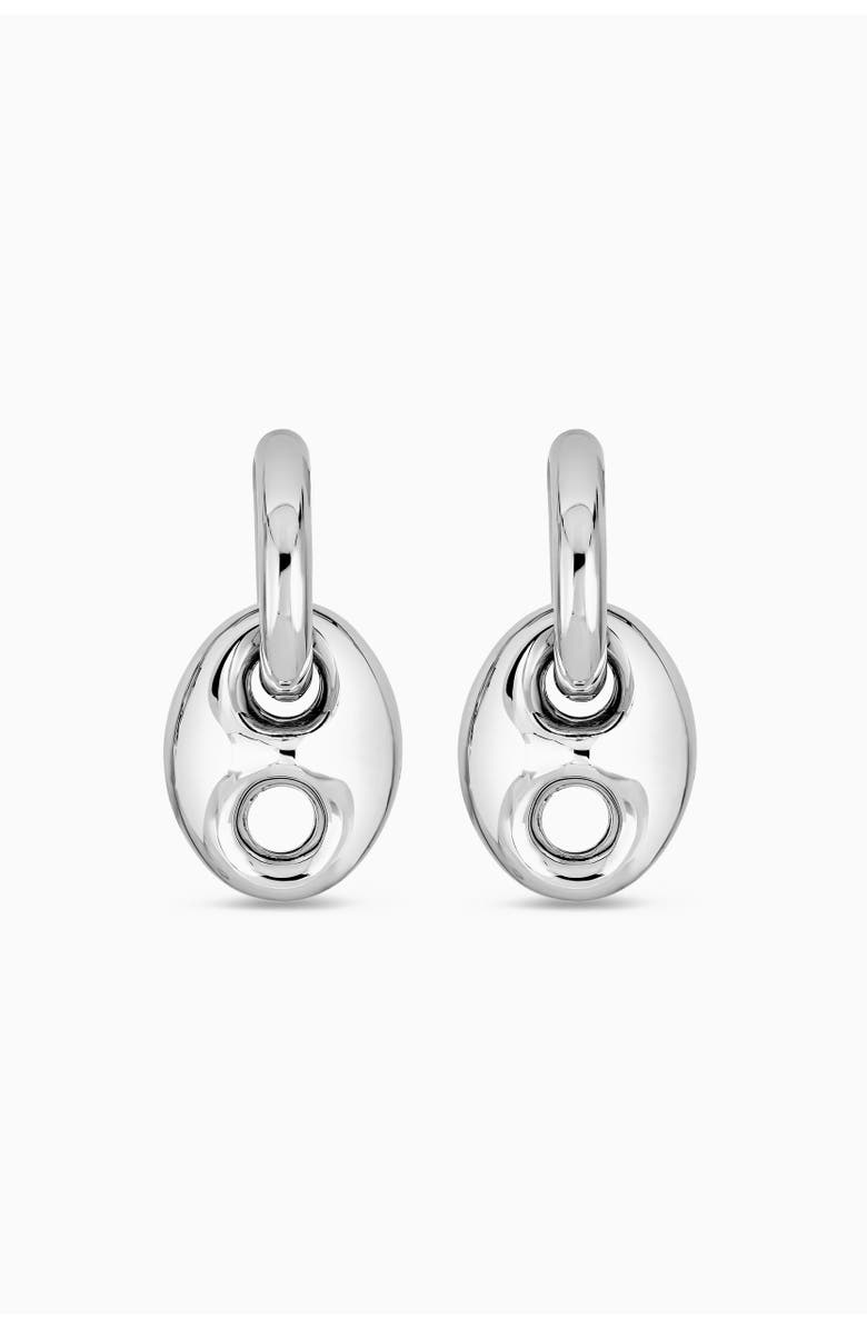 Oradina Sterling Silver Take Me There Mariner Drop Earrings, Alternate, color, Sterling Silver