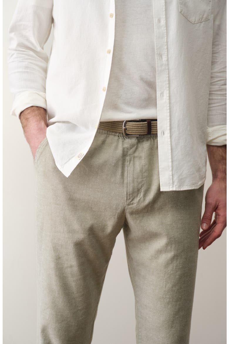 Saturday Slim Straight Leg Chinos, Alternate, color, OLIVE