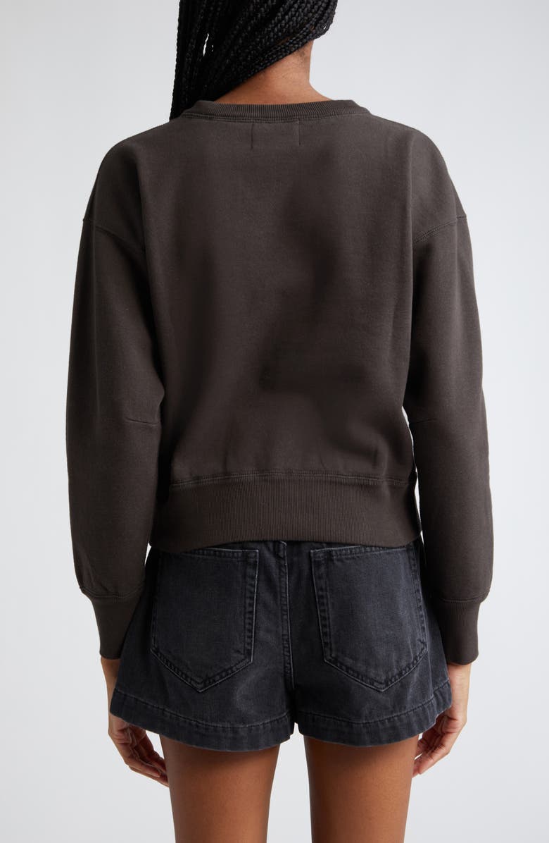Isabel Marant Étoile Mobyli Logo Cotton Sweatshirt, Alternate, color, 