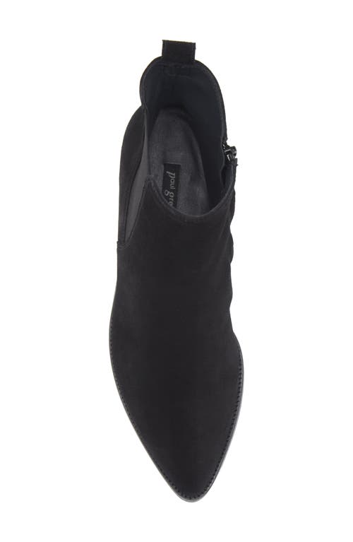 Paul Green Celina Pointed Toe Bootie In Black