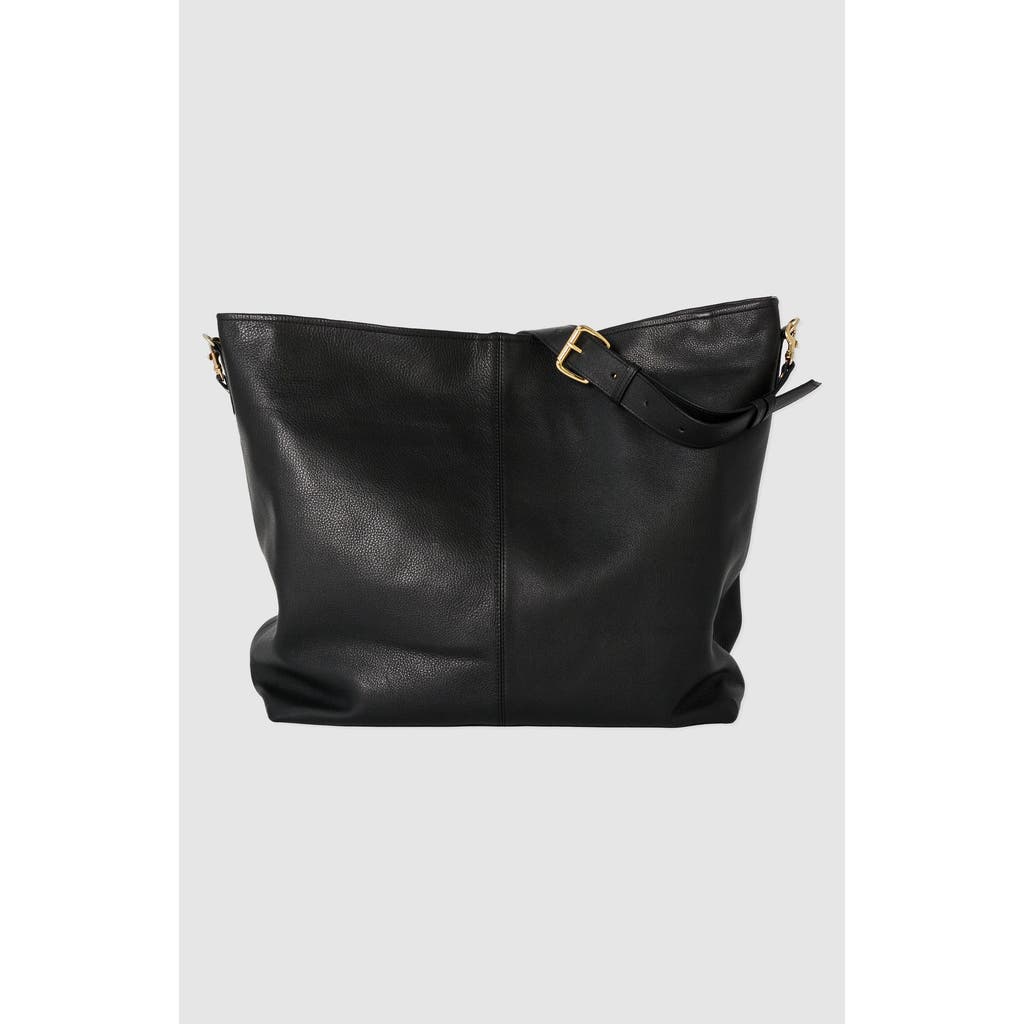TAH Charlee Oversized Slouchy Tote in Black  product