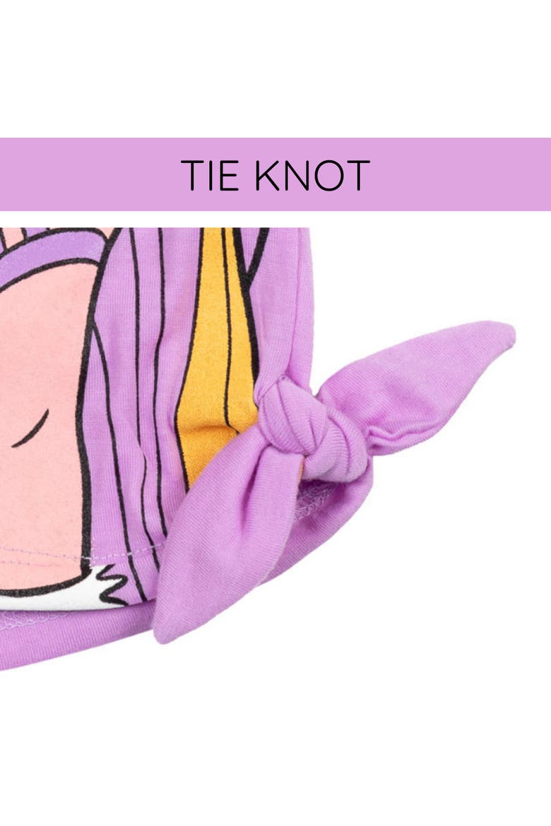 Princess 2-Piece Tee and Shorts Set, Alternate, color, Rapunzel Violet