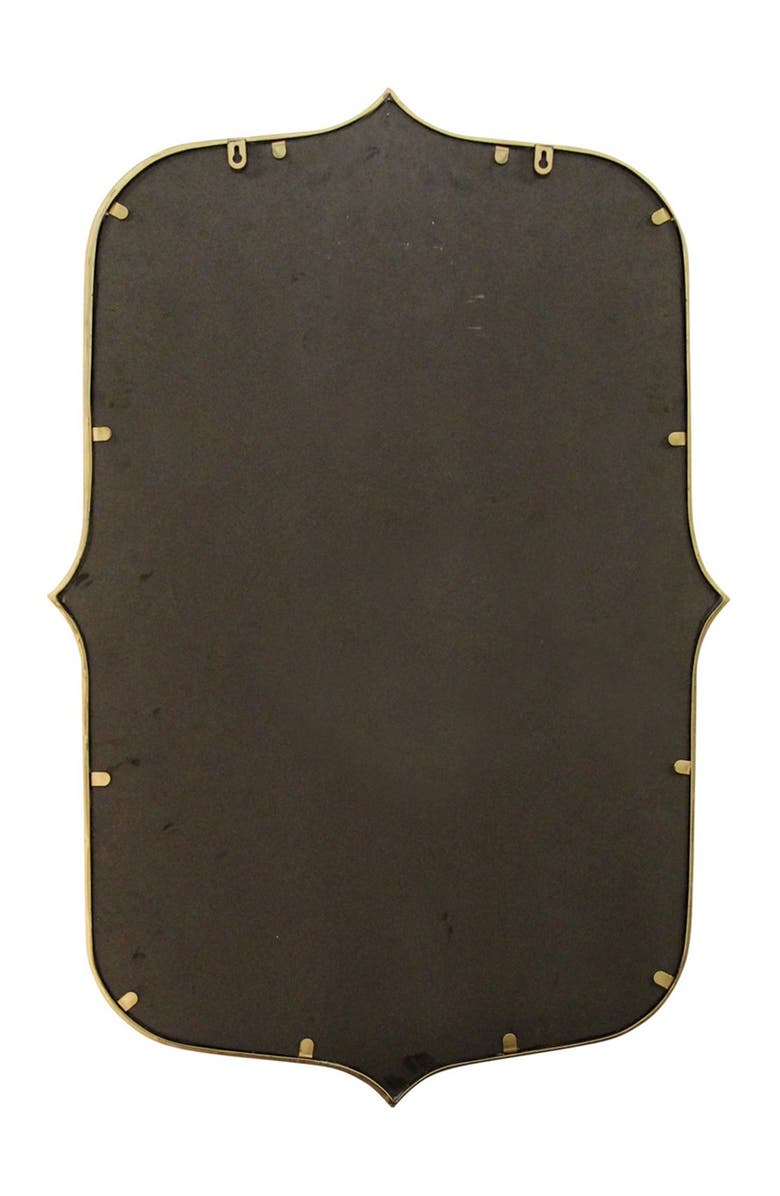 PARKLAND COLLECTION 36" Hillary Gold Metal Mirror, Alternate, color, Gold