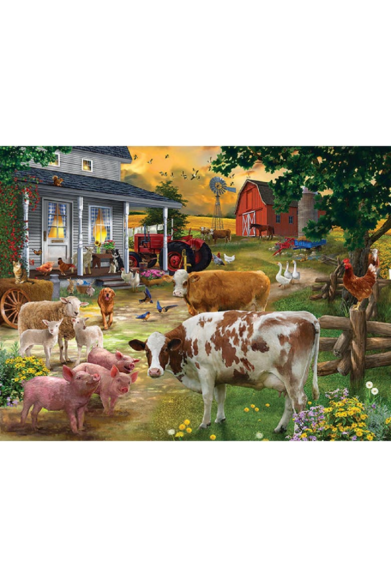 Wise Acres Farm 300 piece Jigsaw Puzzle for Adults, Alternate, color, Multicolor