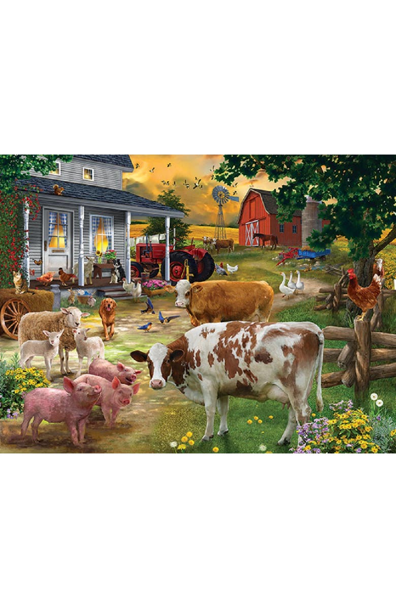 Sunsout Wise Acres Farm 300 piece Jigsaw Puzzle for Adults, Alternate, color, Multicolor
