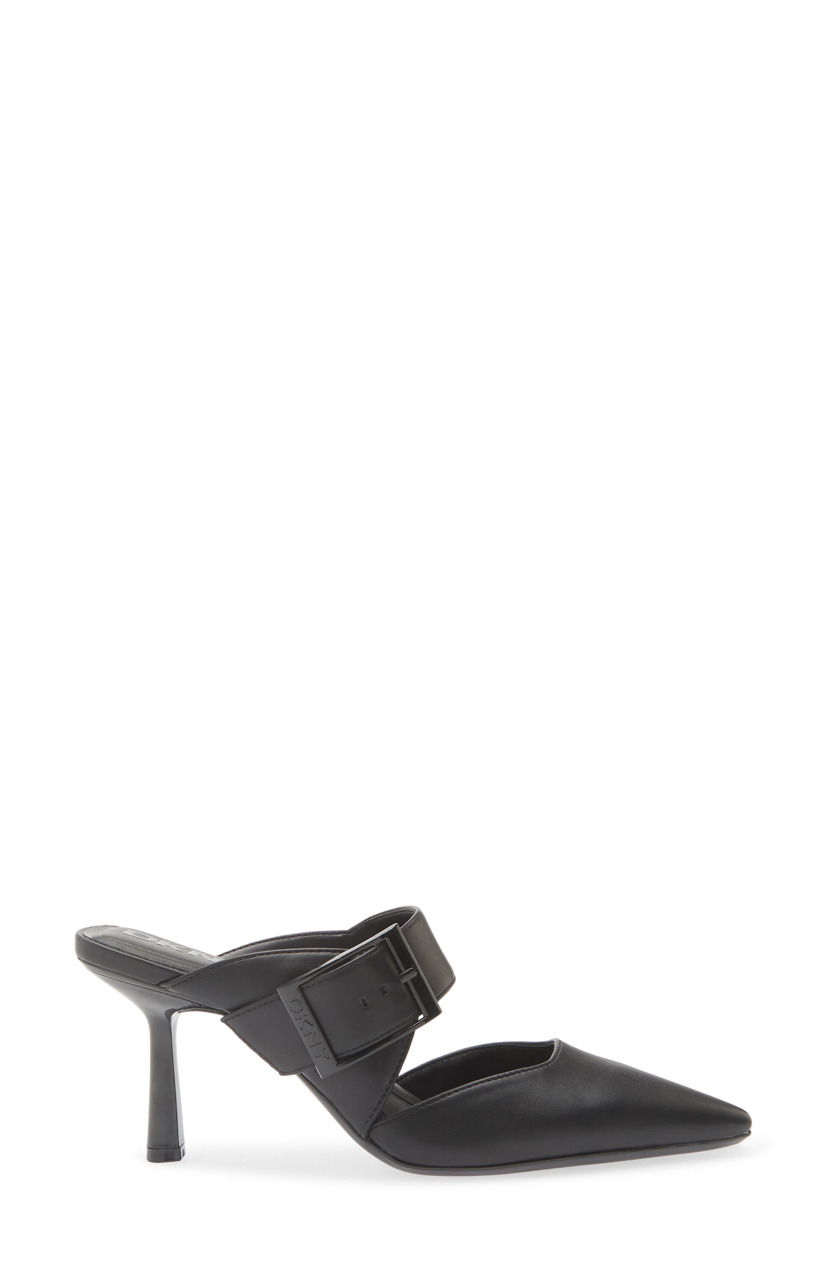 Nardin Pointed Toe Pump, Alternate, color, BLACK
