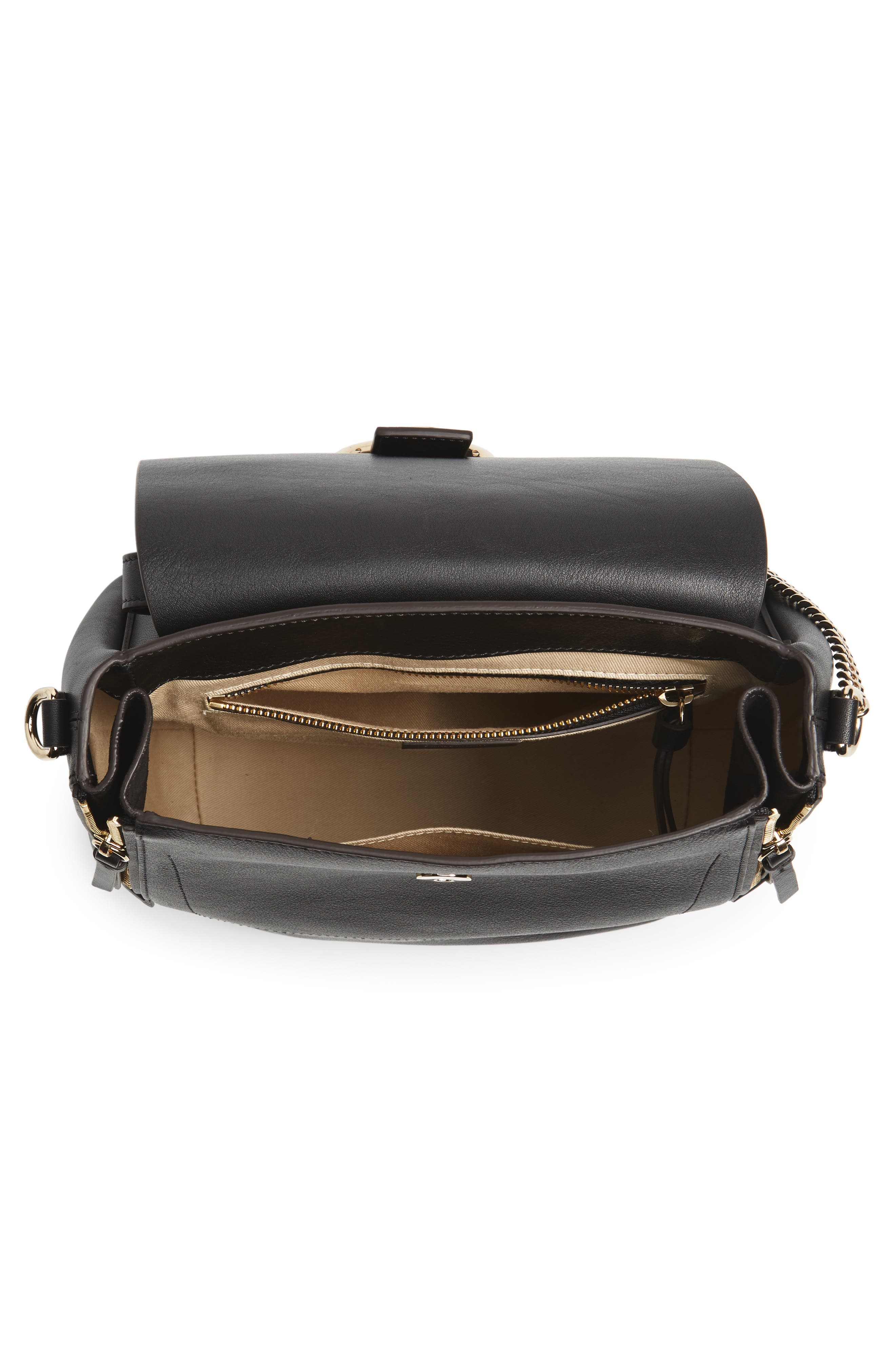 Chloé Medium Faye Suede & Leather Backpack, Alternate, color, 