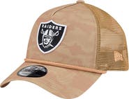 New Era Men's New Era Tan Las Vegas Raiders Wheat Camo 9FORTY Adjustable Hat