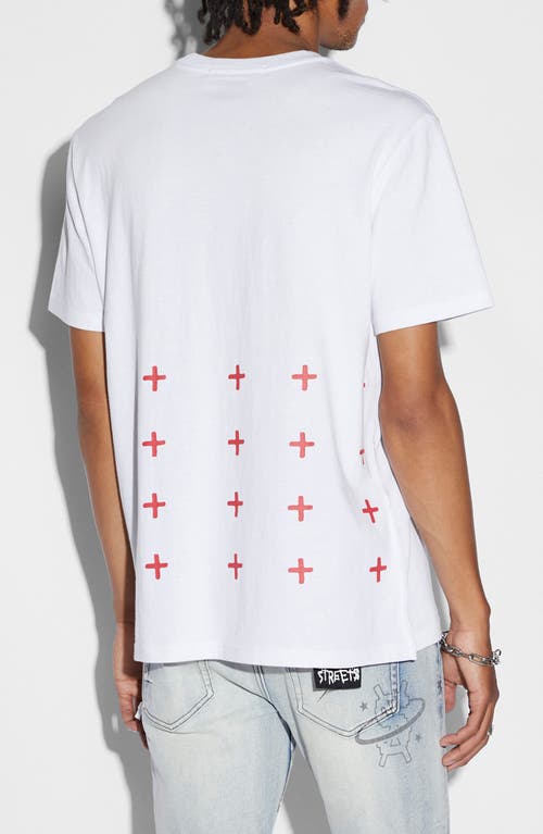 KSUBI KSUBI GLOBE CYCLE KASH COTTON GRAPHIC T-SHIRT