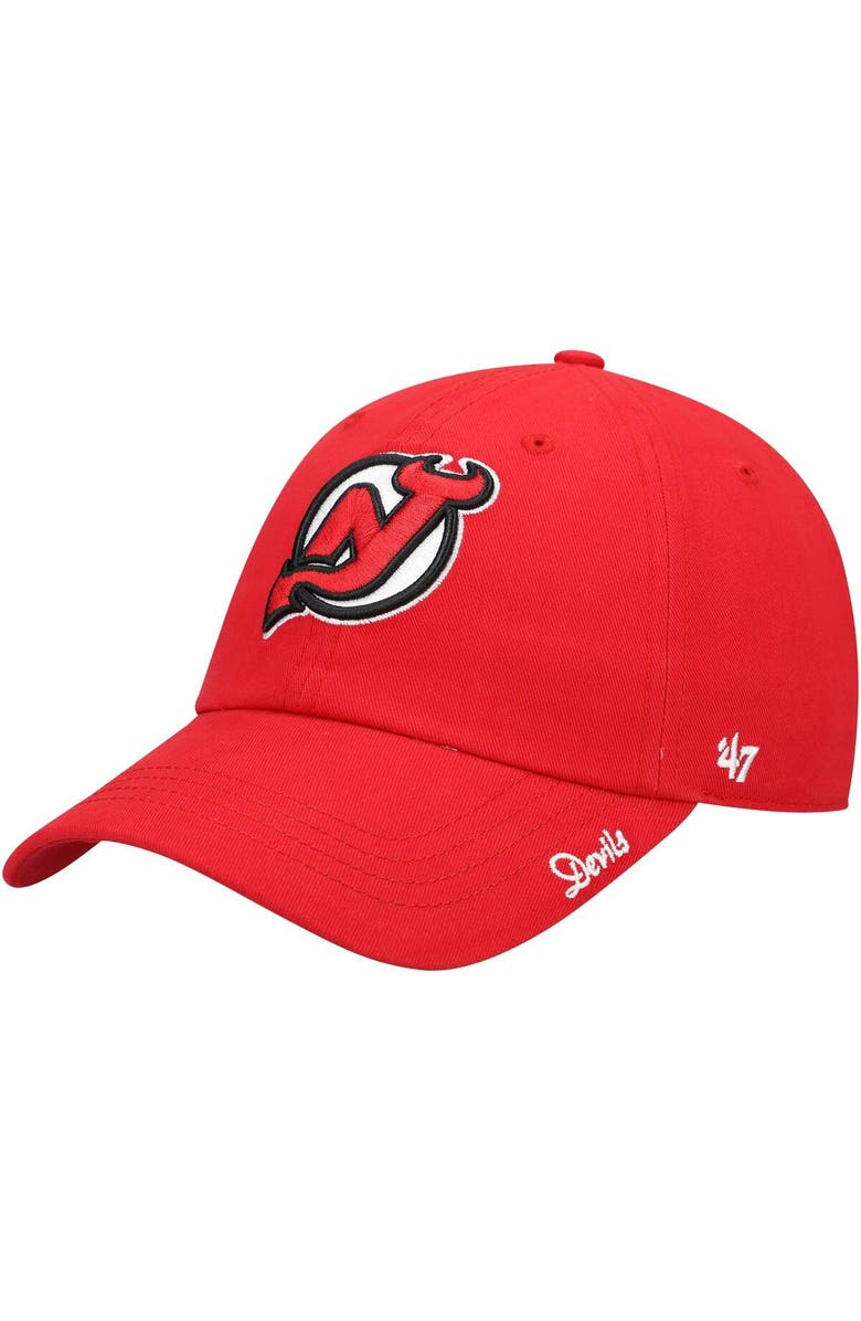 '47 Women's '47 Red New Jersey Devils Team Miata Clean Up Adjustable Hat, Main, color, Red