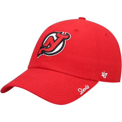 Women's '47 Red New Jersey Devils Team Miata Clean Up Adjustable Hat