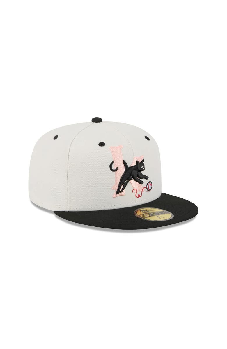 New Era Men's New Era  Off White Inland Empire 66ers Theme Nights 59FIFTY Fitted Hat, Alternate, color, 