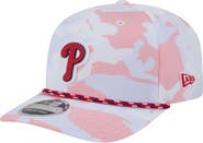 New Era Men's New Era White Philadelphia Phillies Camo Rope 9SEVENTY Adjustable Hat
