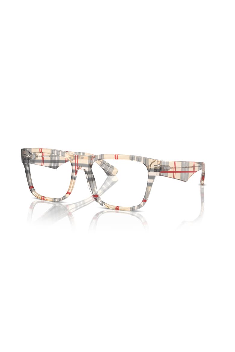 55mm Square optical glasses, Main, color, Brown