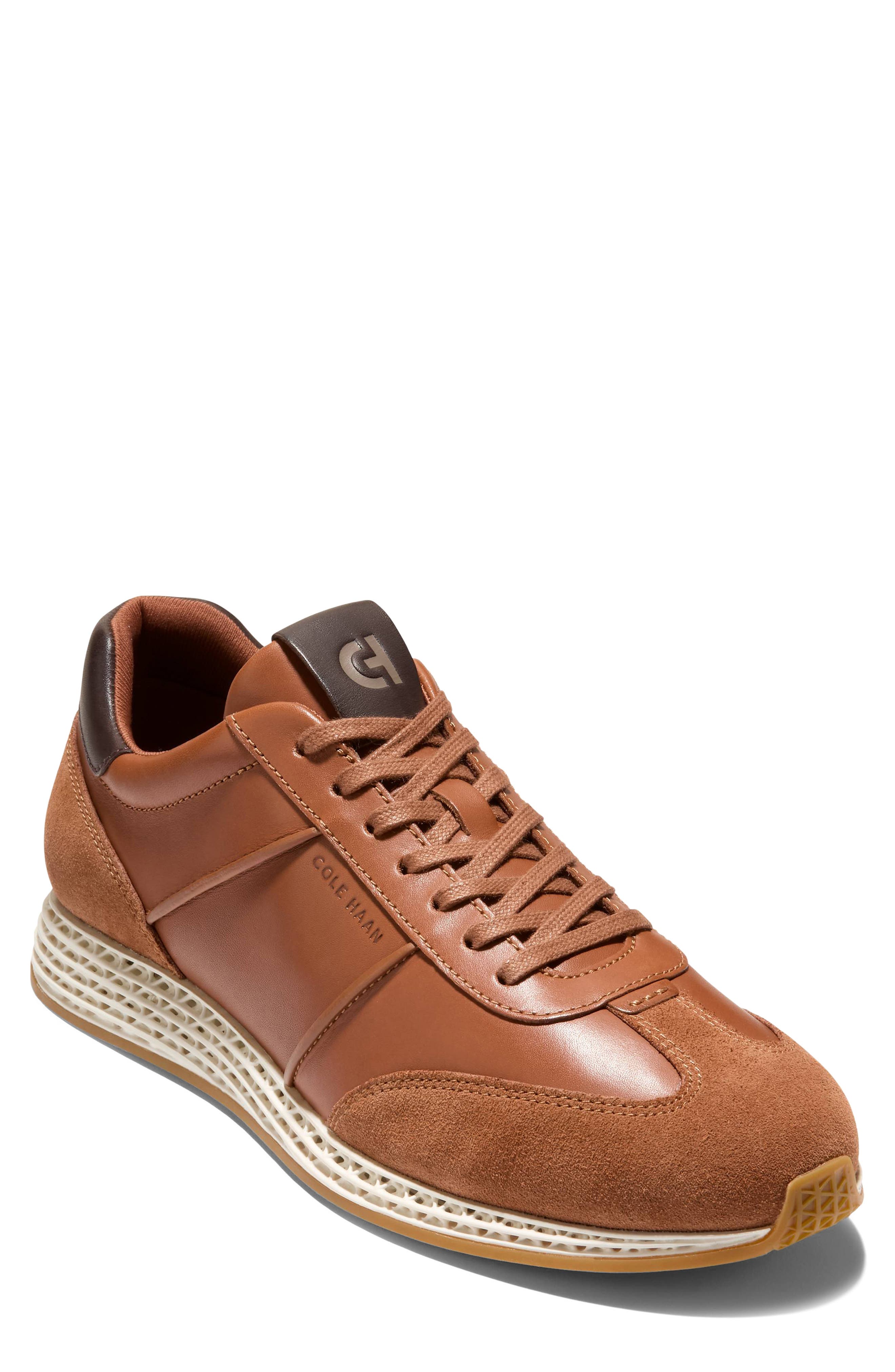Cole Haan GrandPro LP Skyweave Sneaker, Main, color, British Tan / Dark Chocolate