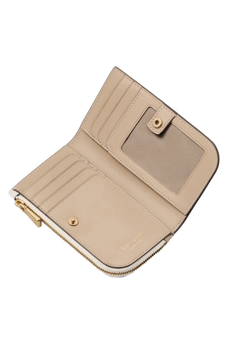 devin colorblock saffiano leather bifold wallet, Alternate, color, TIMELESS TAUPE MULTI