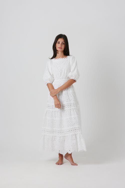 By Tess Collection Isla Dress In White
