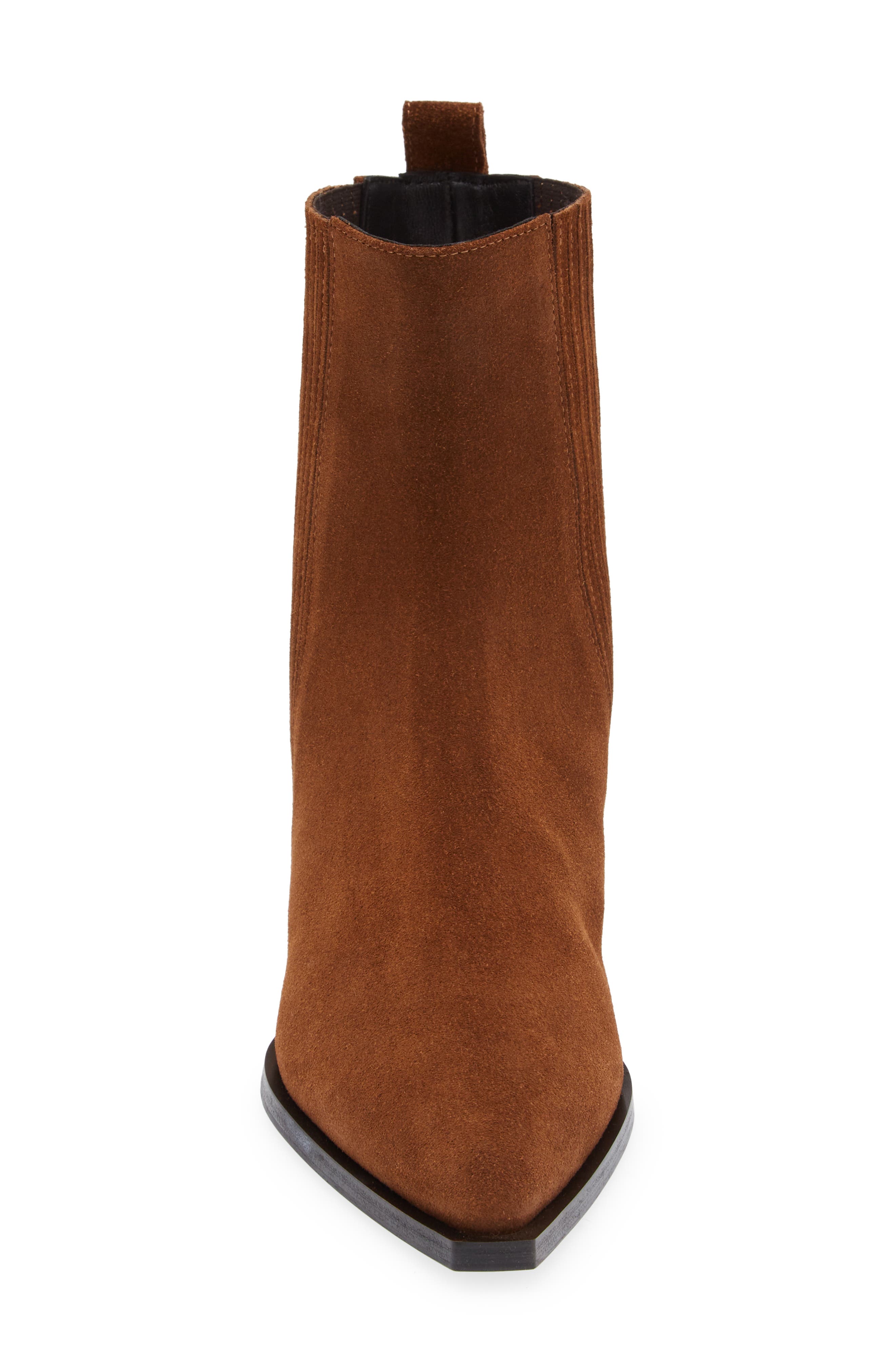 aeyde Belinda Pointed Toe Bootie, Alternate, color, 