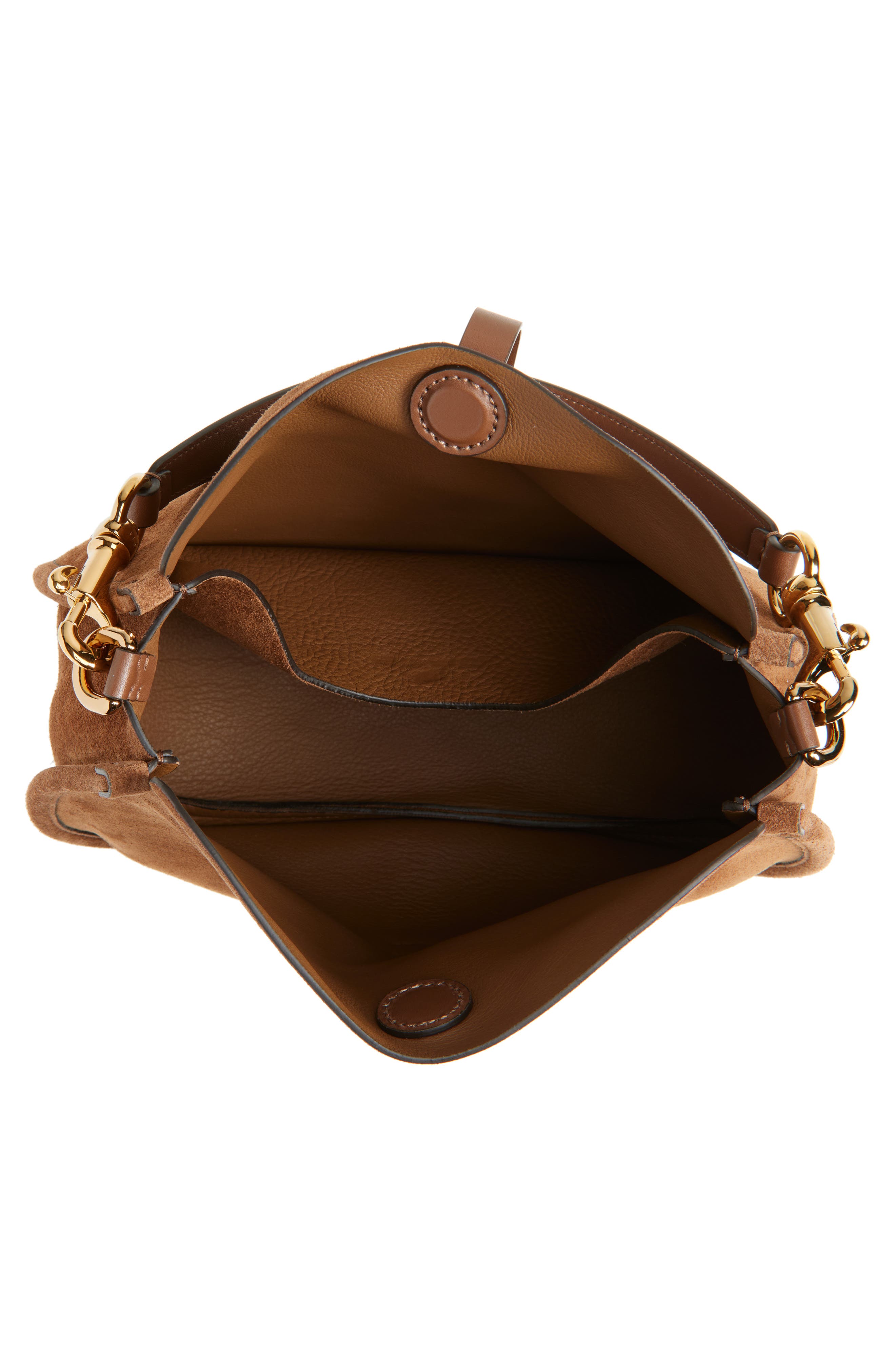 Etro Belted Suede Hobo Bag, Alternate, color, Sand